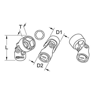 KS Tools 9113849 9113849 Verwisselbare kop 18 mm