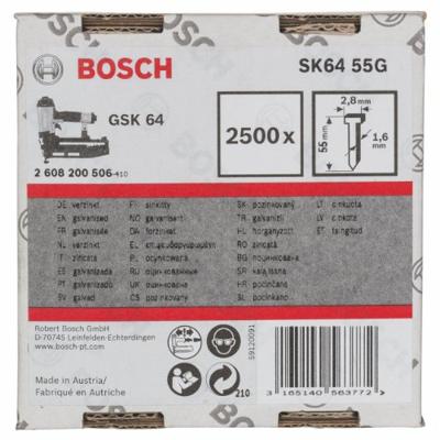 Bosch Accessoires Nagel met verzonken kop SK64 55G - 2608200506 Bosch Accessoires Nagel met verzonken kop SK64 55G - 2608200506