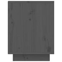 Schoenenkast 60x34x45 cm massief grenenhout grijs - thumbnail