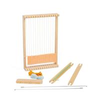 Bigjigs houten weefraam set, 10dlg. - thumbnail
