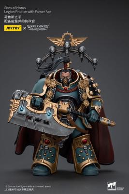 Warhammer The Horus Heresy Action Figure 1/18 Sons of Horus Legion Praetor with Power Axe 12 cm Warhammer The Horus Heresy Action Figure 1/18 Sons of Horus Legion Praetor with Power Axe 12 cm