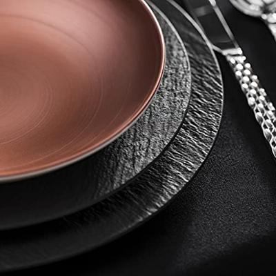 Villeroy & Boch Manufacture Rock Pizzabord zwart 32 cm - thumbnail