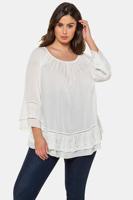 Ulla Popken Tuniek, coldy dyed, 3/4 mouwen - Grote Maten - thumbnail