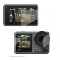 Telesin Screenprotector voor DJI Osmo Action 3/4 - Gehard glas (complete set) - thumbnail