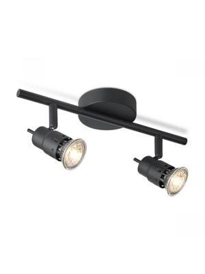 Light depot - LED opbouwspot Cilindro 2L - zwart - Outlet Light depot - LED opbouwspot Cilindro 2L - zwart - Outlet