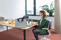 Sigel Laptoptas Desk Sharing Bag Basic M Synthetisch vilt Lichtgrijs (b x h x d) 36 x 28 x 15 cm Geschikt voor max. (laptop): 39,1 cm (15,4) - thumbnail