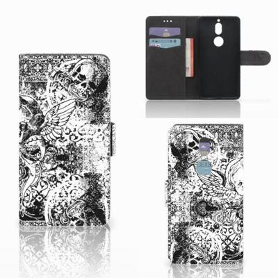 Telefoonhoesje met Naam Nokia 7 Skulls Angel Telefoonhoesje met Naam Nokia 7 Skulls Angel