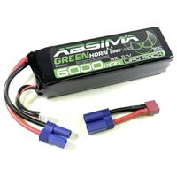 Absima LiPo accupack 11.1 V 6000 mAh Aantal cellen: 3 50 C Stick EC5 stekker - thumbnail