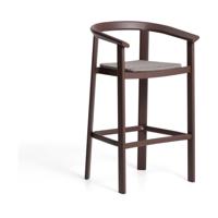 Kave Home Erice barkruk H75 Bruin - thumbnail