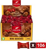 Côte d&apos;Or chocolade mini Bouchée, melkchocolade met praliné, doos van 106 stuks - thumbnail
