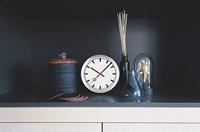 NeXtime ne-3998st wandklok dia. 19 cm, geborsteld aluminium, &apos;station&apos; - thumbnail