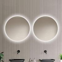 Loxa - Ronde Badkamerspiegel Lena met Led 80cm - Dimbaar - Condensvrij vlak - Duurzame kwaliteit - Eenvoudige installatie - thumbnail