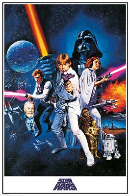 Poster Star Wars - A New Hope One Sheet 61x91,5cm Poster Star Wars - A New Hope One Sheet 61x91,5cm
