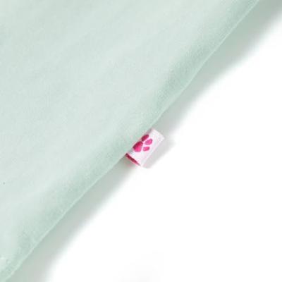 Kindershirt met kapmouwen 104 lichtmintkleur Kindershirt met kapmouwen 104 lichtmintkleur