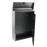 Burg Wächter 61100 LETTER 5832 SI Brievenbus Staal Zilver Sleutelslot - thumbnail