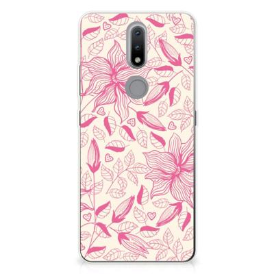 Nokia 2.4 | TPU Case | Pink Flowers