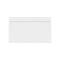 Douchebak Marmer Sapho Irena 160x100x3.5 cm Rechthoek Wit Sapho - thumbnail