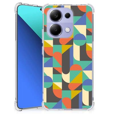 Xiaomi Redmi Note 13 4G Doorzichtige Silicone Hoesje Funky Retro Xiaomi Redmi Note 13 4G Doorzichtige Silicone Hoesje Funky Retro