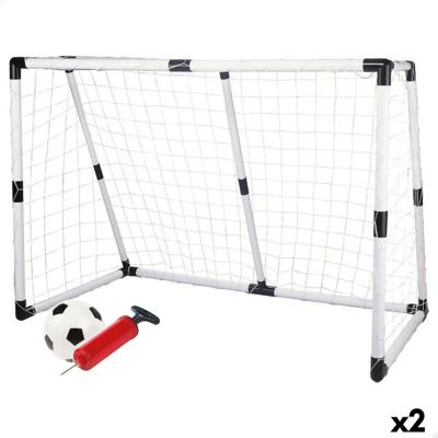 Voetbaldoel Colorbaby 190 x 132 x 90 cm (2 Stuks)
