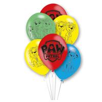 Haza Witbaard Paw patrol ballonnen, 6st. - thumbnail