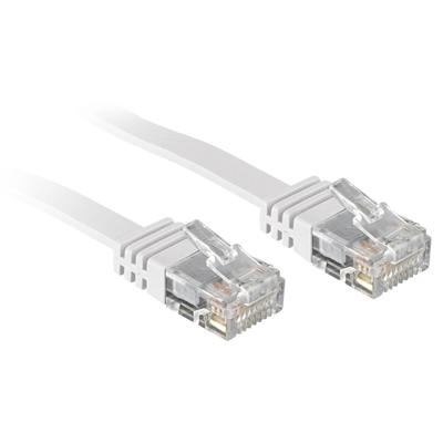 LINDY 47503 RJ45 Netwerkkabel, patchkabel CAT 6 U/UTP 3.00 m Wit Snagless 1 stuk(s)