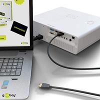 HDMI kabel - 1.4 - High Speed - Geschikt voor 4K Ultra HD 2160p en 3D-weergave - Beschikt over Ethernet - 2 meter - Zwart - thumbnail
