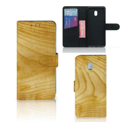 Xiaomi Redmi 8A | Book Style Case | Licht Hout Xiaomi Redmi 8A | Book Style Case | Licht Hout