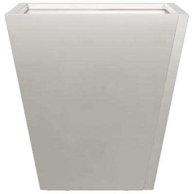 Plantenbakken 2 st 30x30x30 cm roestvrij staal