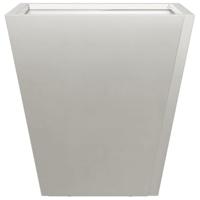 Plantenbakken 2 st 30x30x30 cm roestvrij staal - thumbnail