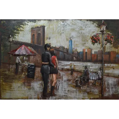 Wanddecoratie 3D Art - Brug Wanddecoratie 3D Art - Brug