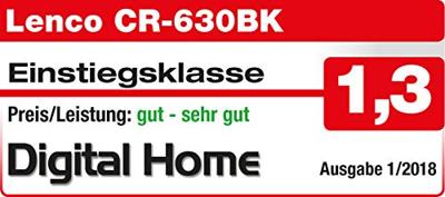 Lenco CR-630 Klokradio DAB+ Alarm Zwart - thumbnail