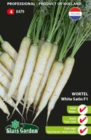 Wortel zaden White Satin F1 - thumbnail