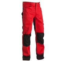 Blåkläder Werkbroek zonder spijkerzakken 15231860 | Rood/Zwart | Maat 44 - 7330509349946 - thumbnail