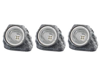 LIVARNO home LED-solarlampen (3 stuks grijs)