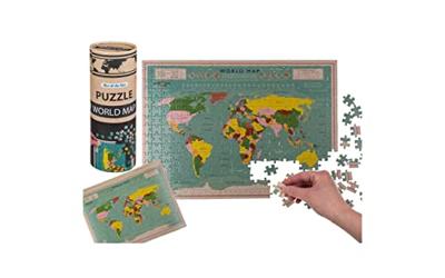 Wereldkaart Puzzel 300 Stukjes