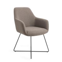 Jesper Home Eetkamerstoel 'Hiroo' Cross Black, kleur Foggy Fusion - thumbnail