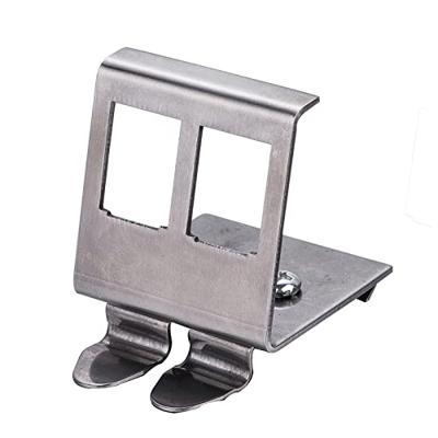 ROLINE DIN-rail adapter, leeg, voor 2 keystones