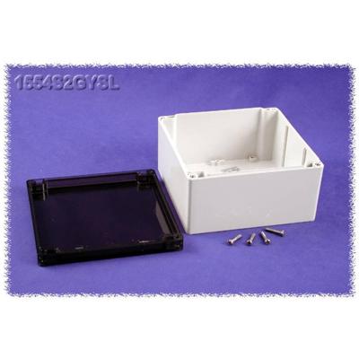 Hammond Electronics 1554S2GYSL Universele behuizing 160 x 160 x 90 Polycarbonaat Grijs 1 stuk(s)