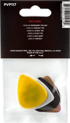 Dunlop PVP117 Variety Pack Bass plectrumset (6 stuks) Dunlop PVP117 Variety Pack Bass plectrumset (6 stuks)