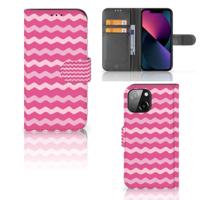 iPhone 13 Mini | Telefoon Hoesje | Waves Pink - thumbnail