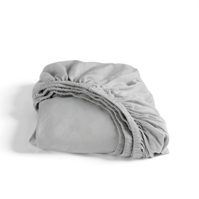 Cinderella hoeslaken katoen 90x220 light grey tot 25cm