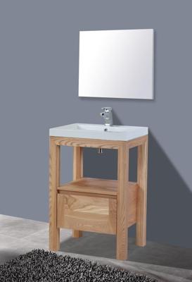 Badkamermeubelset Sanilux Trend Robusta 60x47x85 cm 1 Kraangat Massief Eikenhout