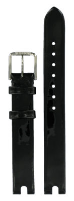 Horlogeband Tissot T0032096611200A / T600030711 Leder Zwart 3mm Horlogeband Tissot T0032096611200A / T600030711 Leder Zwart 3mm