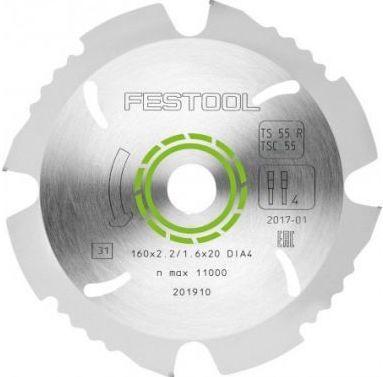 Festool Accessoires Diamant-zaagblad 160x2,2x20 DIA4 - 201910