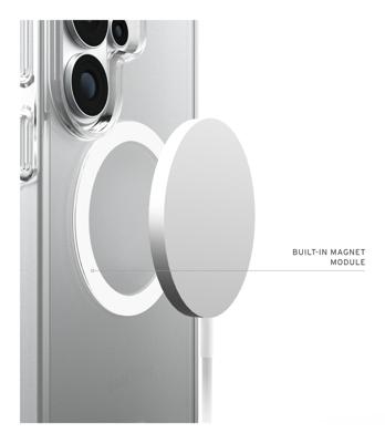 Urban Armor Gear Scout Clear Case Samsung Galaxy S26+ Clear MagSafe compatible, Met magneetmodule Urban Armor Gear Scout Clear Case Samsung Galaxy S26+ Clear MagSafe compatible, Met magneetmodule