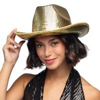 Hoed Groovy goud - thumbnail