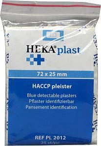 Heka Pleisters blauw 72 x 25mm 25 Stuks