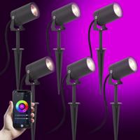 6x Stark Tuinspot Antraciet met Smart Color LED - thumbnail
