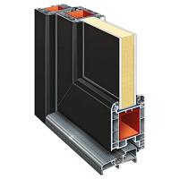 Voordeur 98x208 cm PVC antracietkleurig - thumbnail