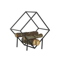 Houtblok standaard DKD Home Decor Staal (57 x 30 x 58 cm) - thumbnail